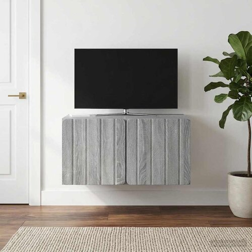 TV ormar za zid 59,5 x 41 x 30 cm Siva Sonoma Konstruirano drvo Cene