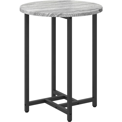  Set pomoćnih stolića 2 pcs Siva Sonoma i crna Slike