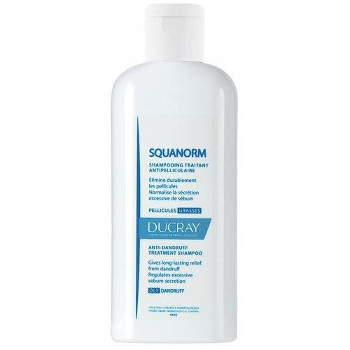Ducray squanorm šampon za masnu perut, 200 ml Cene