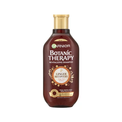 Garnier Botanic Therapy Ginger Recovery poživljajoč, okrepitveni in posvetlitveni šampon 400 ml za ženske
