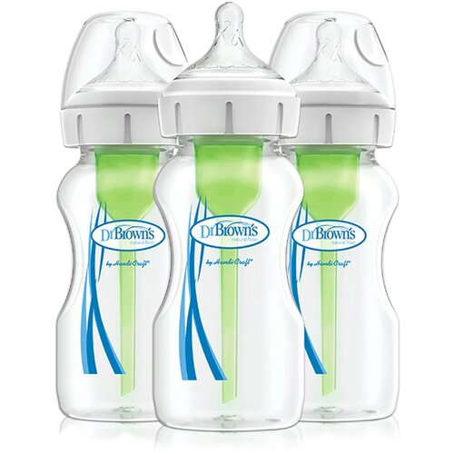 Dr.browns Dr Brown's set od 3 plastične fla&scaron;ice Wide Neck, 270ml 0m+ Cene