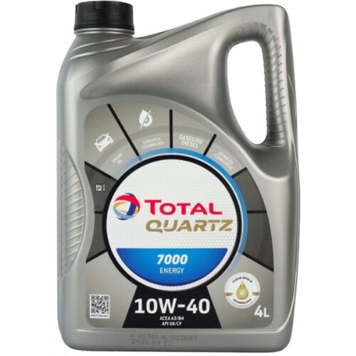Total motorno olje Quartz 7000 10W40 4L, 214107 Slike