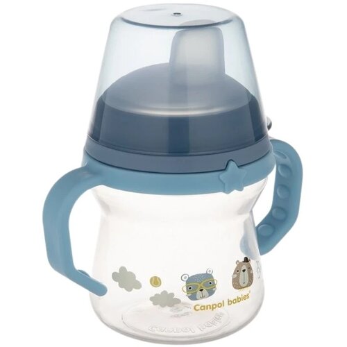 Canpol &amp;scaron;olja sa silikonskim kljunom 56/612 Blue Slike