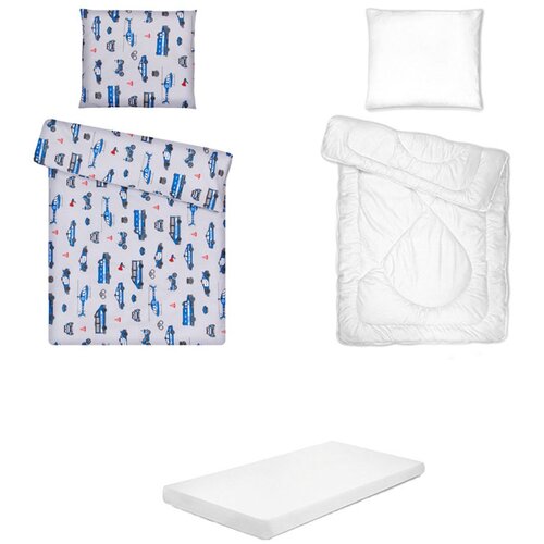 ACMA Posteljina set 5 elemenata za krevet 180x80 cm - Uzorak 28 Cene