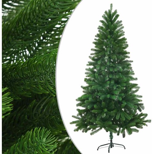  Umjetno božićno drvce s realističnim iglicama 150 cm zeleno Slike