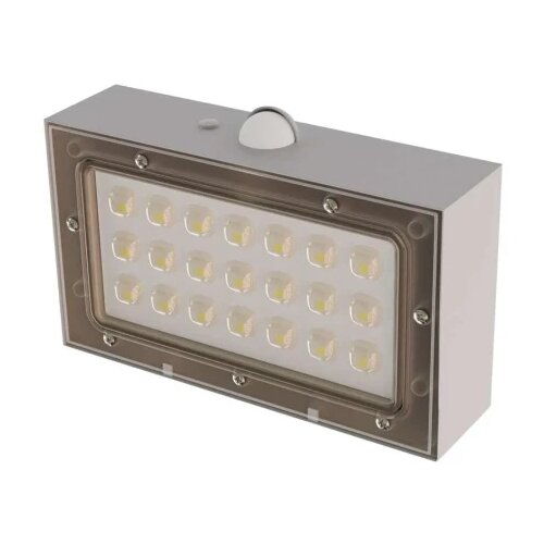 Emos zg161s e Led zidna lampa solarna sa senzorom pokreta brixo nw 350lm ip65 bela ( 3553 ) Slike