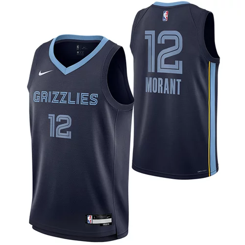 Nike Ja Morant 12 Memphis Grizzlies Icon Edition Swingman otroški dres