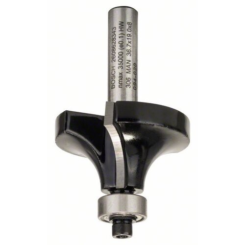 Bosch Glodala za zaobljavanje 2608628343 8 mm R1 12 mm L 19 mm G 60 mm srebrna Slike