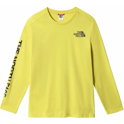 The North Face M Coordinates L/S Tee Acid Yellow