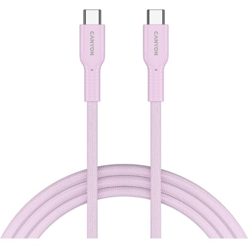 Canyon cable OnWire 60CL C-C 60W COLOR Braided 1m Pink Cijene