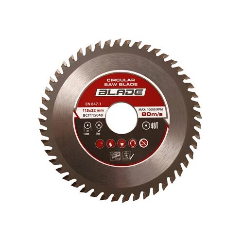 Blade kružna testera fi 115mm-48 zuba BCT115048 Slike