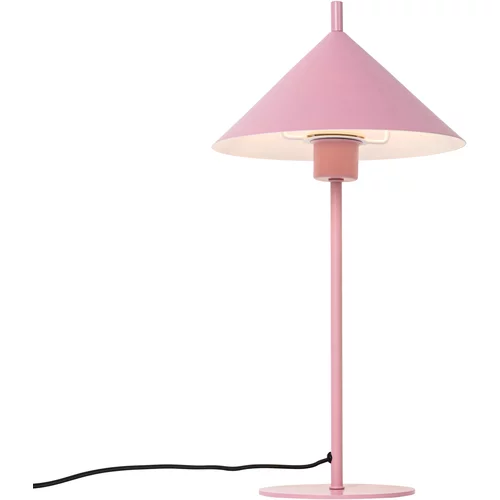 QAZQA Dizajnerska namizna svetilka roza - Triangolo
