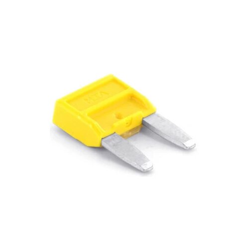 TRU COMPONENTS Mini plosnati osigurač za auto 20 A Žuta 8551268 1 ST Slike