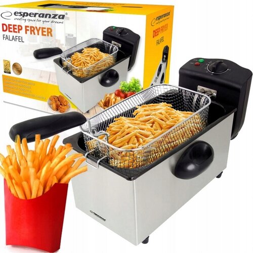  2000W inox cvrtnik na olje FALAFEL 3L friteza Cene