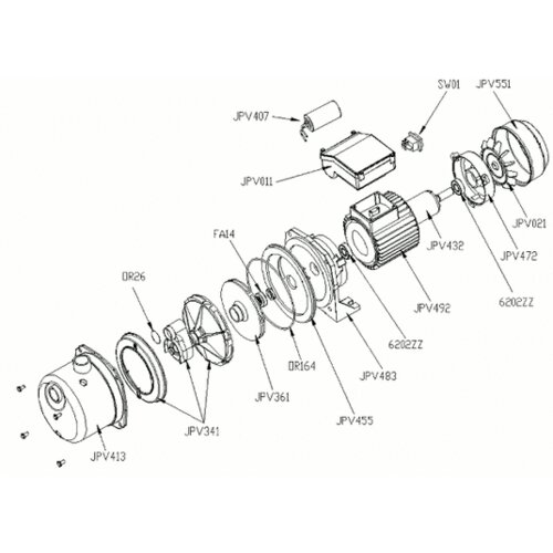 Elpumps hidroforna črpalka (vb 25/1300 inox) Slike