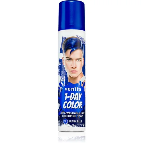 VENITA 1-Day Color barvno pršilo za lase odtenek No. 12 - Ultra Blue 50 ml