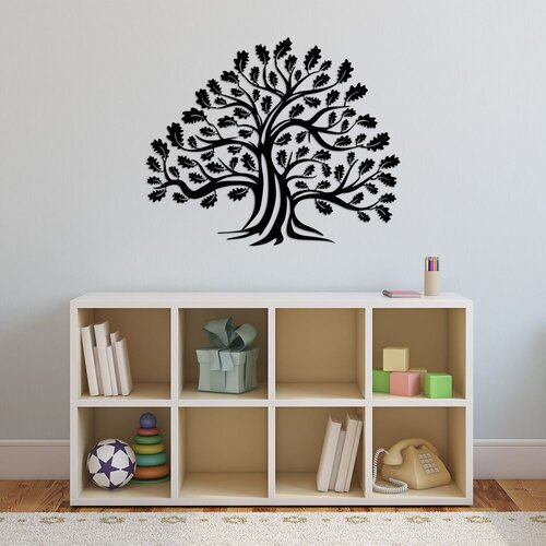 Wallity Zidna dekoracija Monumental Tree 1, 70x57cm, Crna Slike