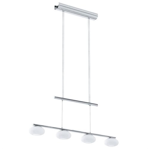 Eglo aleandro 1 visilica/4, led, 4x4,5w, 4x500lm, dimabilna, krom/bijela Cene