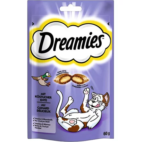 Dreamies mačji prigrizek - Varčno pakiranje: z raco (6 x 60 g)