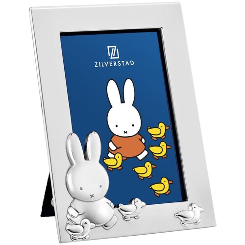 Zilverstad Kovinski stoječ okvir v srebrni barvi 7x10 cm Miffy – Cene