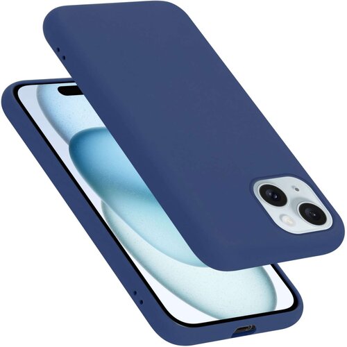 Cadorabo Ohišje je združljivo z Apple iPhone 15 PLUS in tekoča modra - Zaščitni ovitek iz prožnega silikona TPU, (20860525) Cene