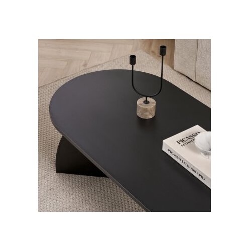 Hanah home sto za dnevnu sobu melina wood black Slike