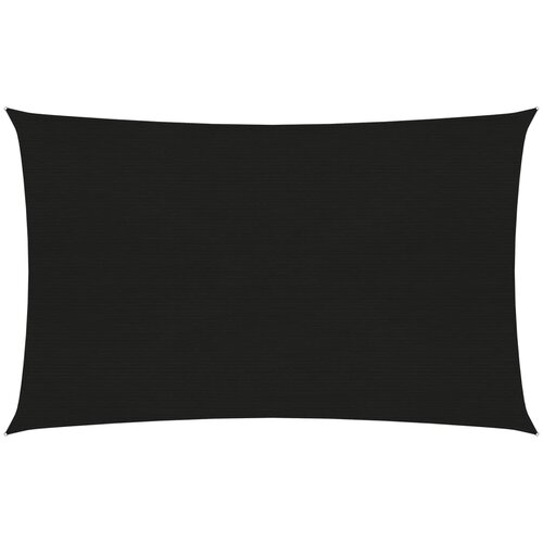 vidaXL Senčno jadro 160 g/m² črno 3x5 m HDPE Cene