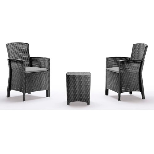 Bica vrtna garnitura Lido Terrace Graphite Cene