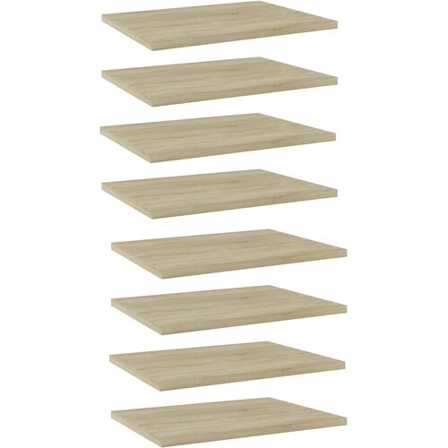 Police za knjige 8 kom boja hrasta sonome 40x30x1,5 cm iverica Cijene