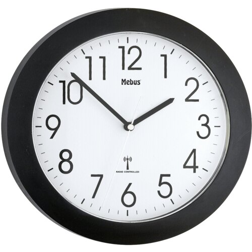 Mebus 52450 wireless wall clock black Cijene