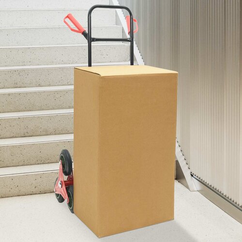 Ručna trola Crna i crvena 64,5 x 49,5 x 114 cm Čelik Cijene