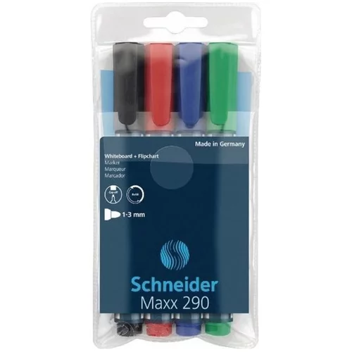 Schneider Marker Maxx 290 1-3 mm, komplet, 4 barve