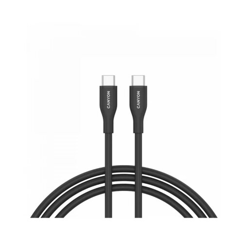 Canyon cable CC60SC10 C-C 60W 1m Silicon Black Slike