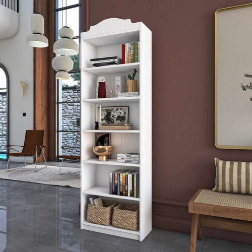 Hanah home polica za knjige HC131, 60 cm, bela Slike