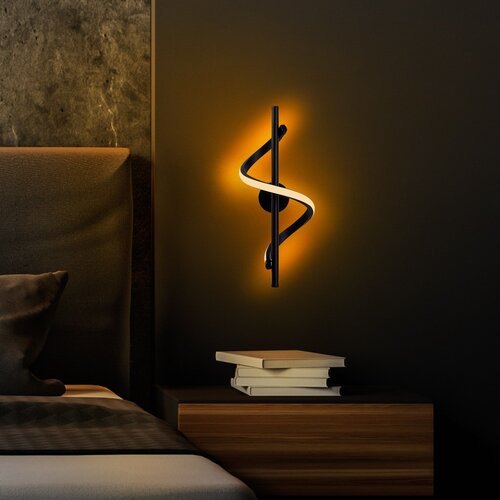 Opviq Lıkma - 13510 black wall lamp Slike