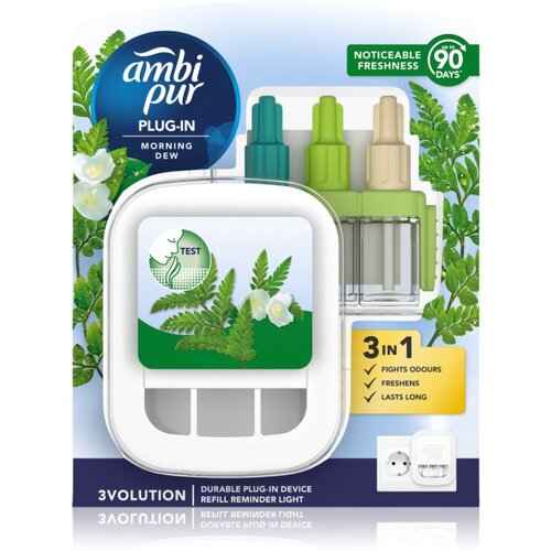 AMBI PUR 3volution Morning Dew električni osvežilec zraka s polnilom 20 ml Slike
