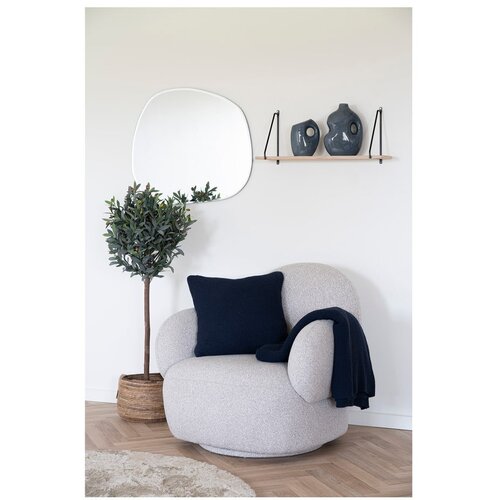 House Nordic Tamno plava deka od recikliranog pamuka 130x170 cm Santos &amp;ndash; Slike