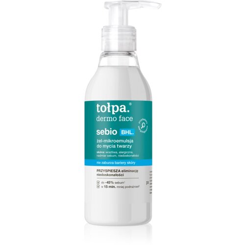 Tołpa Dermo Face Sebio BHL gel za umivanje obraza 195 ml Cene