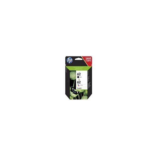 HP Komplet tinta N9J71AE (nr.62 BK + CMY), dvostruko pakiranje, original Cene