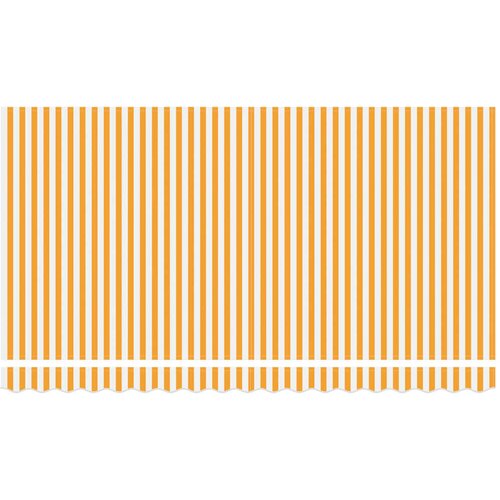  Skrovita tenda Žuta 400 x 200 cm tkanina Slike