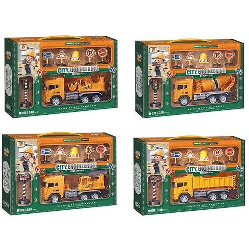  Kamioni City Engineering &amp;ndash; građevinski set za djecu Model 01 Slike