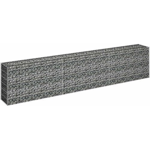  Gabionska sadilica od pocinčanog čelika 270 x 30 x 60 cm Slike