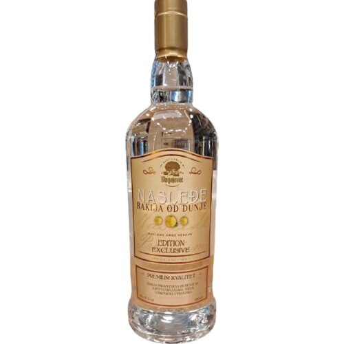 Nasleđe Rakije Nasleđe - Rakija Dunja Exclusive 0,7L Cene