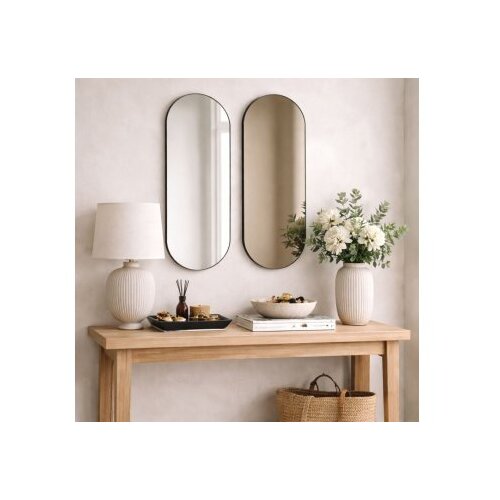 Hanah home Ogledalo Rhtim Bronze Natural Slike