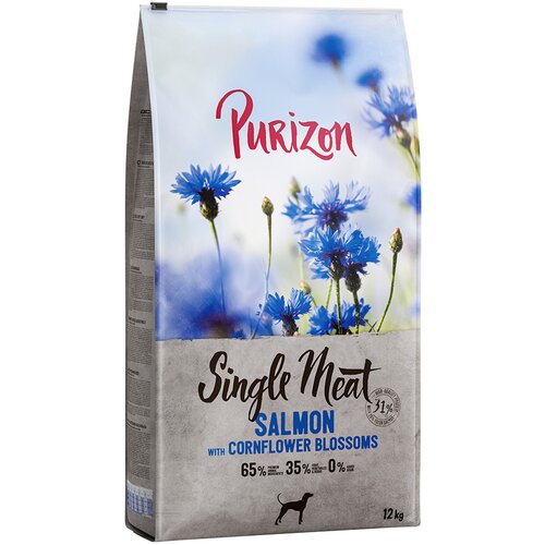 Purizon Single Meat Adult losos sa špinatom i cvijetom različka - 12 kg Cijene