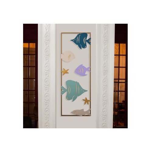 WALLXPERT dekorativni metalni pribor aquarium 2 Slike