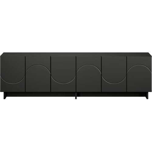  TV stalak 140 x 34,5 x 40 cm Crna Konstruirano drvo Slike