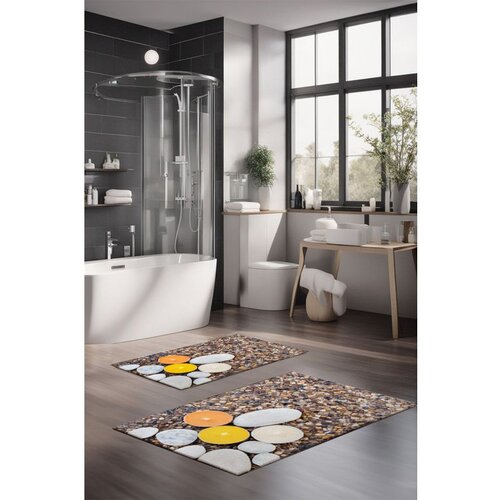  CT-5185 multicolor bathmat set (2 pieces) Cene