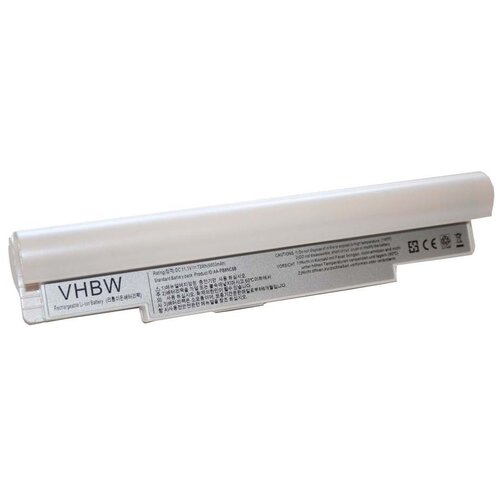 VHBW Baterija za Samsung NC10 / NC20 / N120 / N140, bela, 6600 mAh Cene