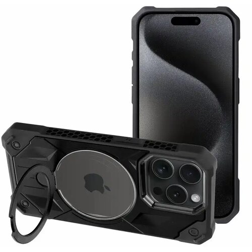 Armor Mag Cover maska kompatibilna s MagSafe za iPhone 15 Pro crna Cene